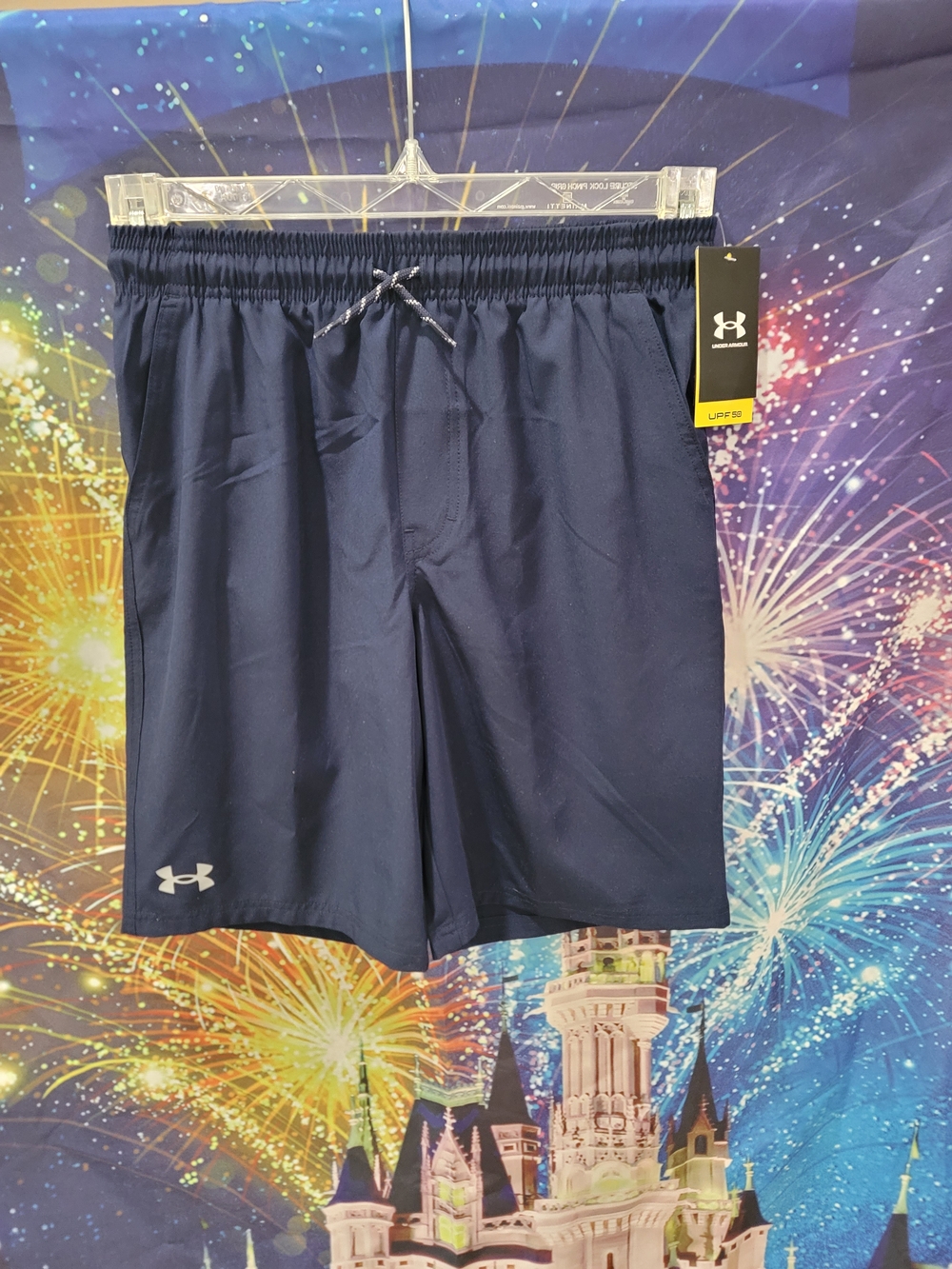 Under Armour Navy Blue Boys Athletic Shorts